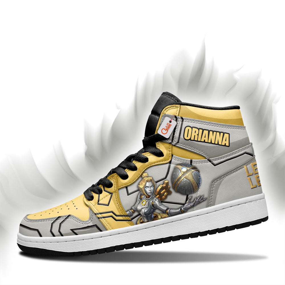 Orianna High-Top Sneakers Custom LOL Games Collection