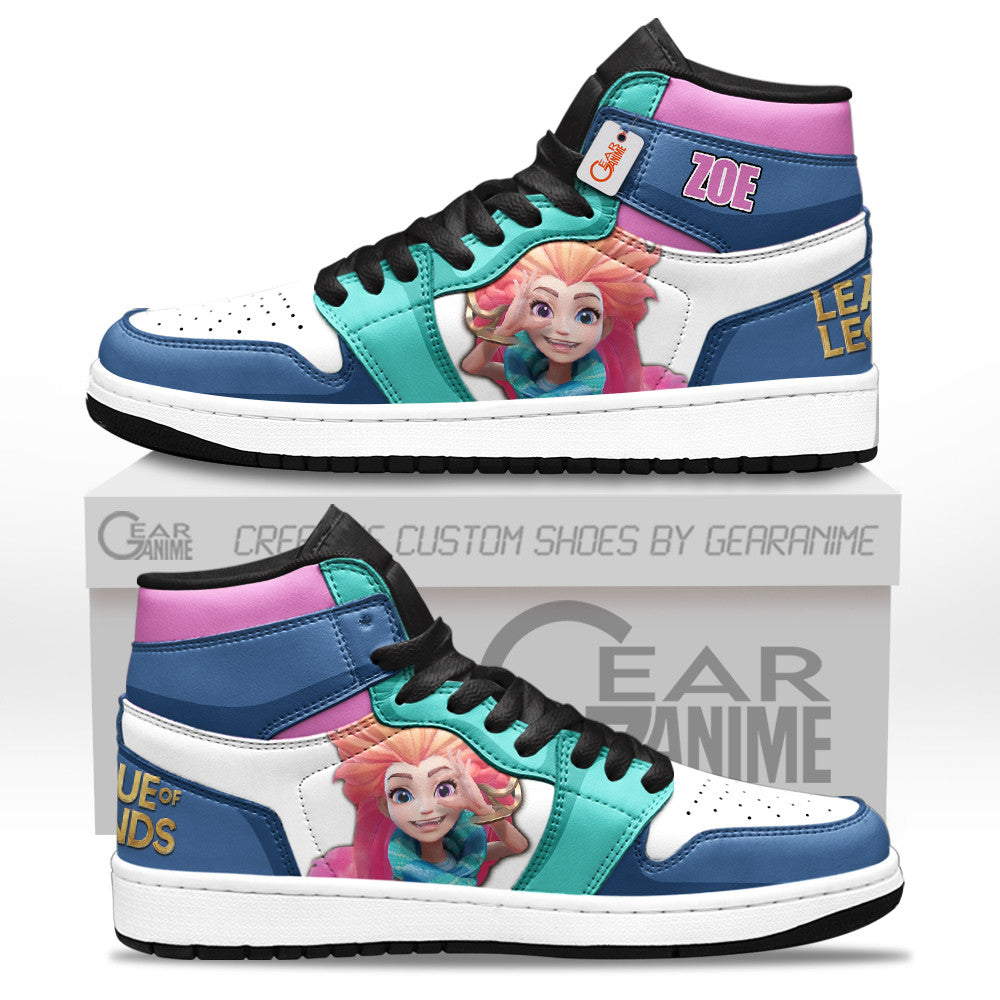 Zoe High-Top Sneakers Custom LOL Games Collection