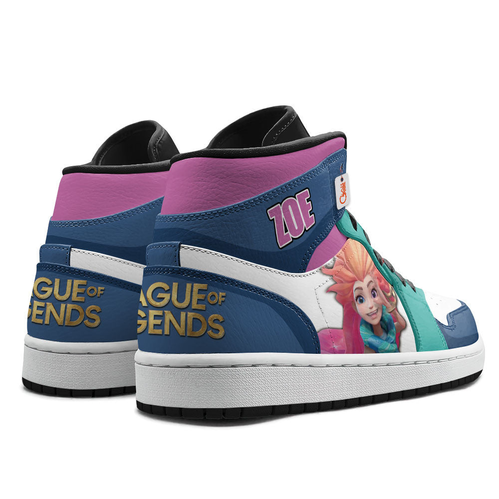 Zoe High-Top Sneakers Custom LOL Games Collection