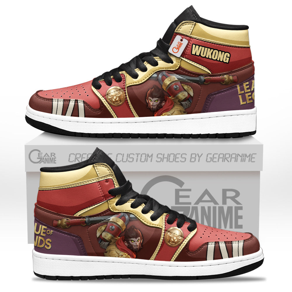 Wukong High-Top Sneakers Custom LOL Games Collection