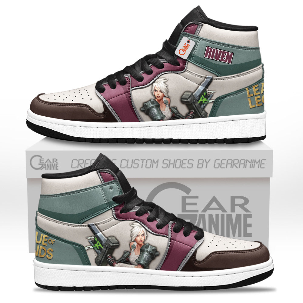 Riven High-Top Sneakers Custom LOL Games Collection