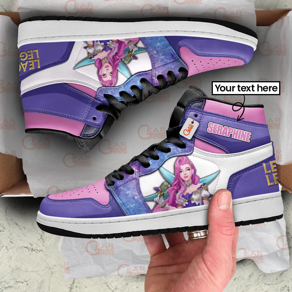 Seraphine High-Top Sneakers Custom LOL Games Collection