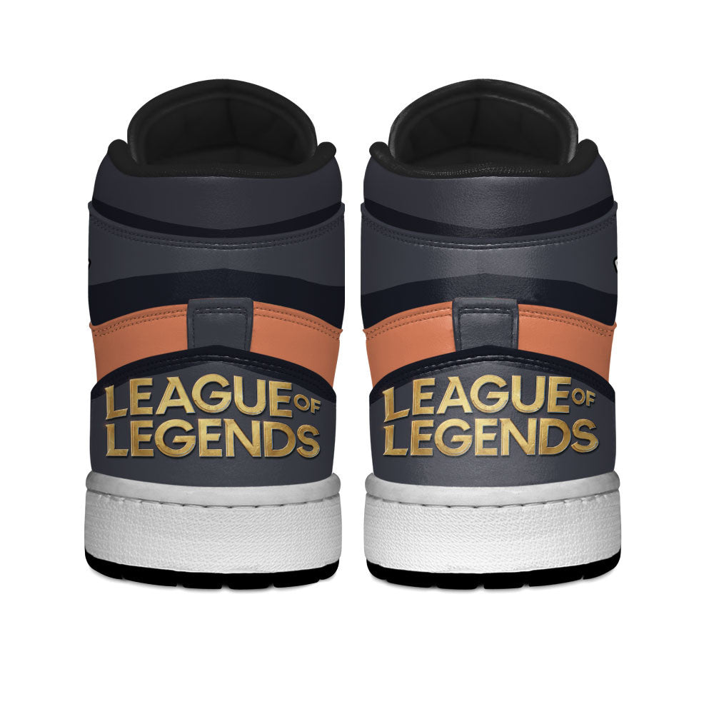 Twisted Fate High-Top Sneakers Custom LOL Games Collection