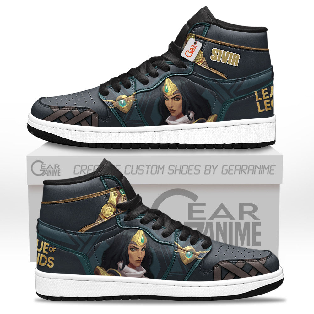 Sivir High-Top Sneakers Custom LOL Games Collection