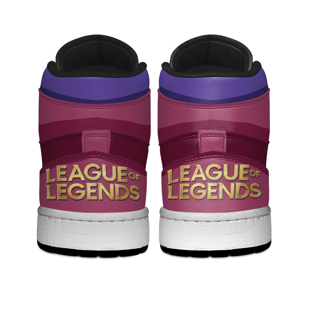 Xayah High-Top Sneakers Custom LOL Games Collection