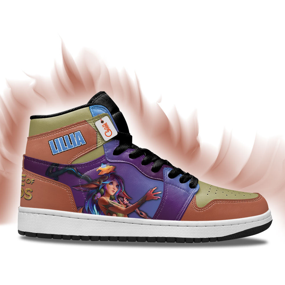 Lillia High-Top Sneakers Custom LOL Games Collection