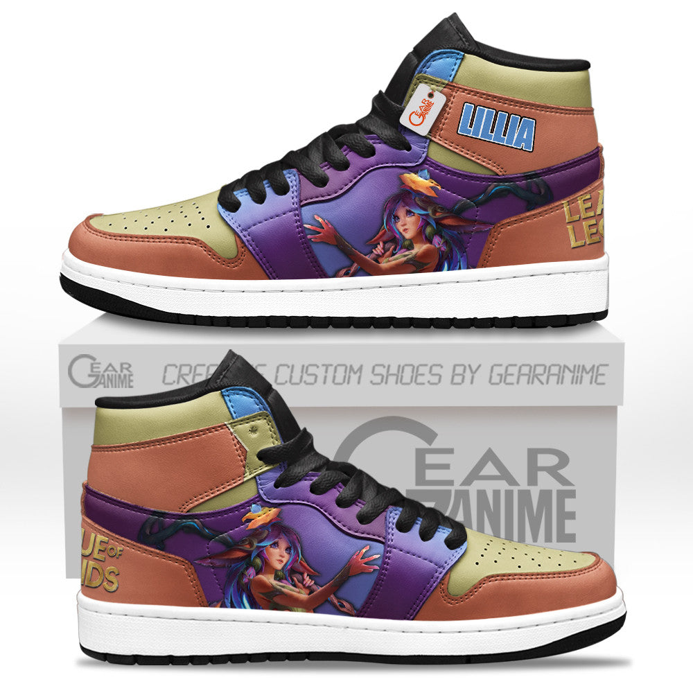 Lillia High-Top Sneakers Custom LOL Games Collection