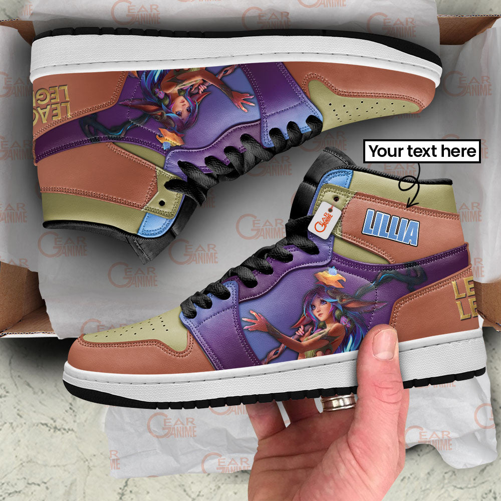 Lillia High-Top Sneakers Custom LOL Games Collection