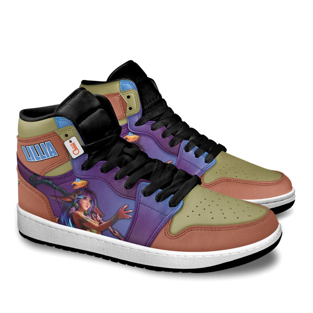 Lillia High-Top Sneakers Custom LOL Games Collection