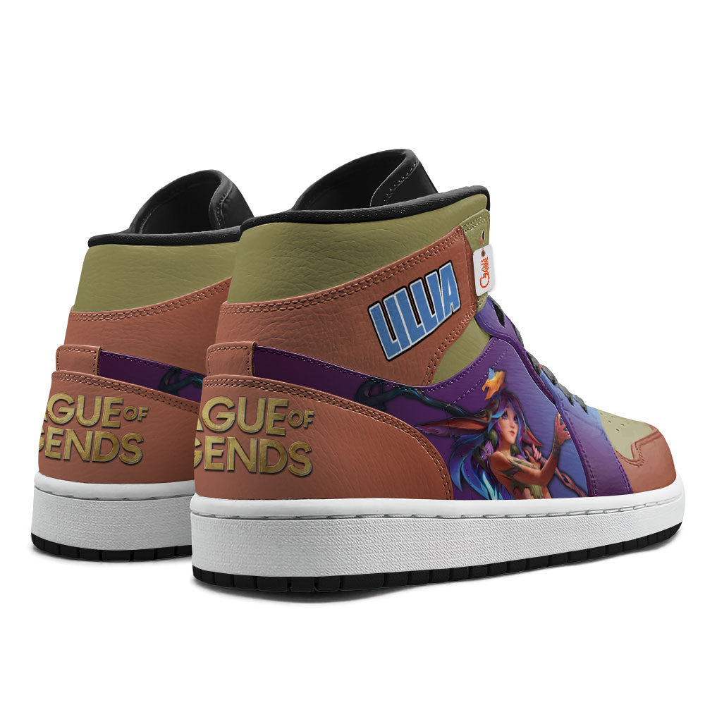 Lillia High-Top Sneakers Custom LOL Games Collection
