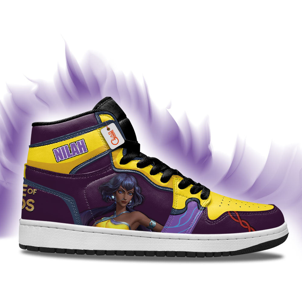Nilah High-Top Sneakers Custom LOL Games Collection