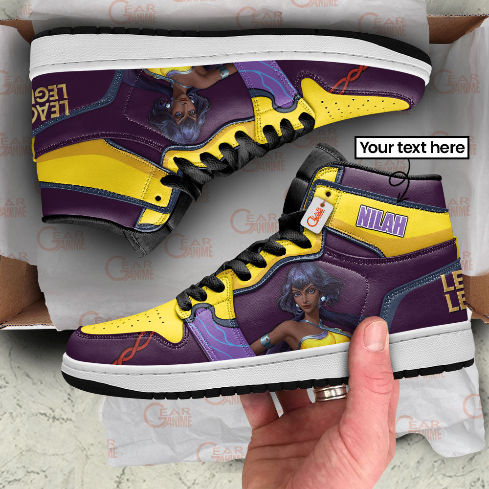 Nilah High-Top Sneakers Custom LOL Games Collection