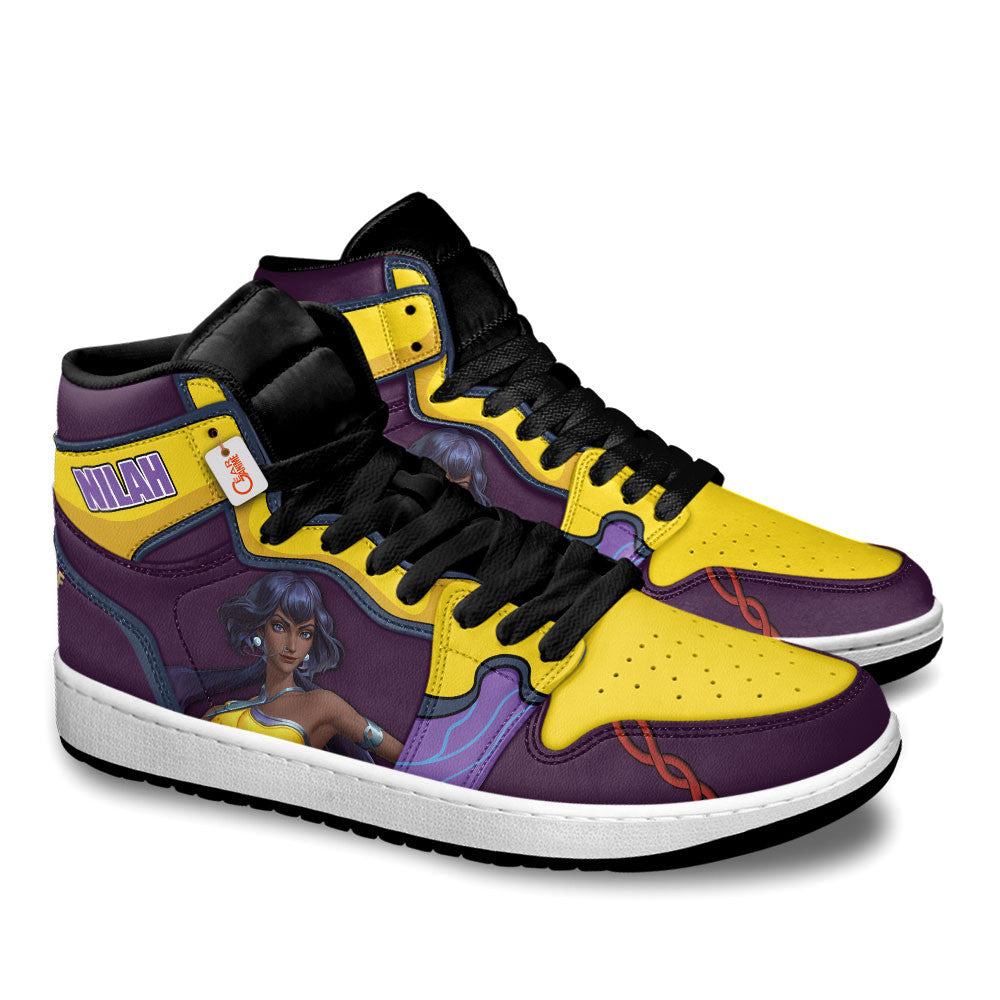 Nilah High-Top Sneakers Custom LOL Games Collection