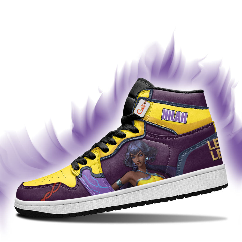 Nilah High-Top Sneakers Custom LOL Games Collection