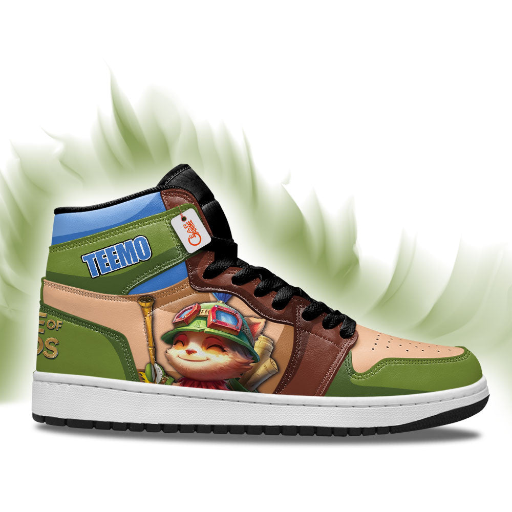 Teemo High-Top Sneakers Custom LOL Games Collection
