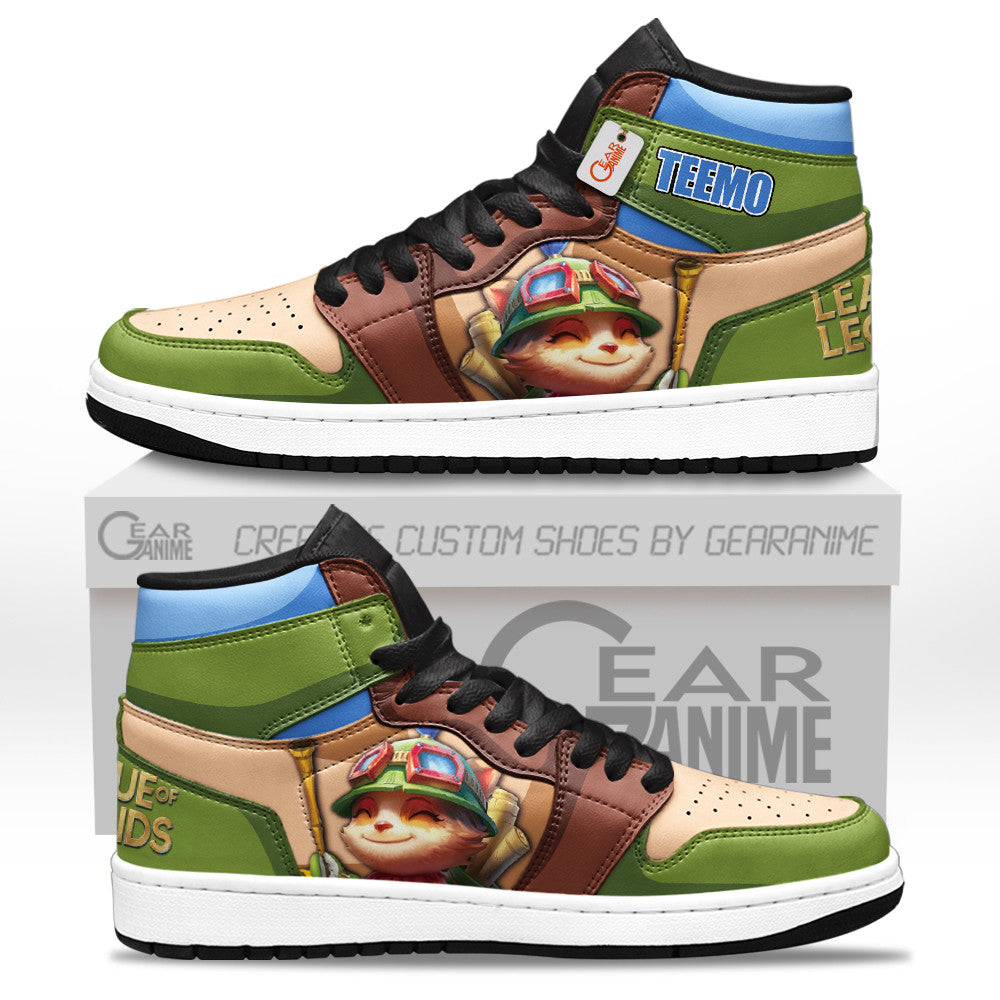 Teemo High-Top Sneakers Custom LOL Games Collection