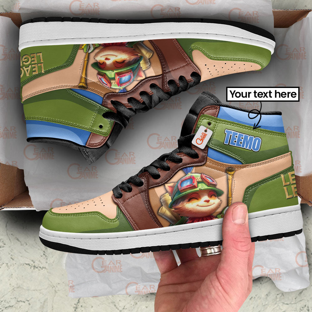 Teemo High-Top Sneakers Custom LOL Games Collection