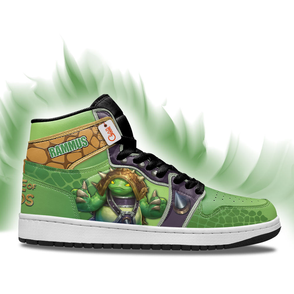 Rammus High-Top Sneakers Custom LOL Games Collection