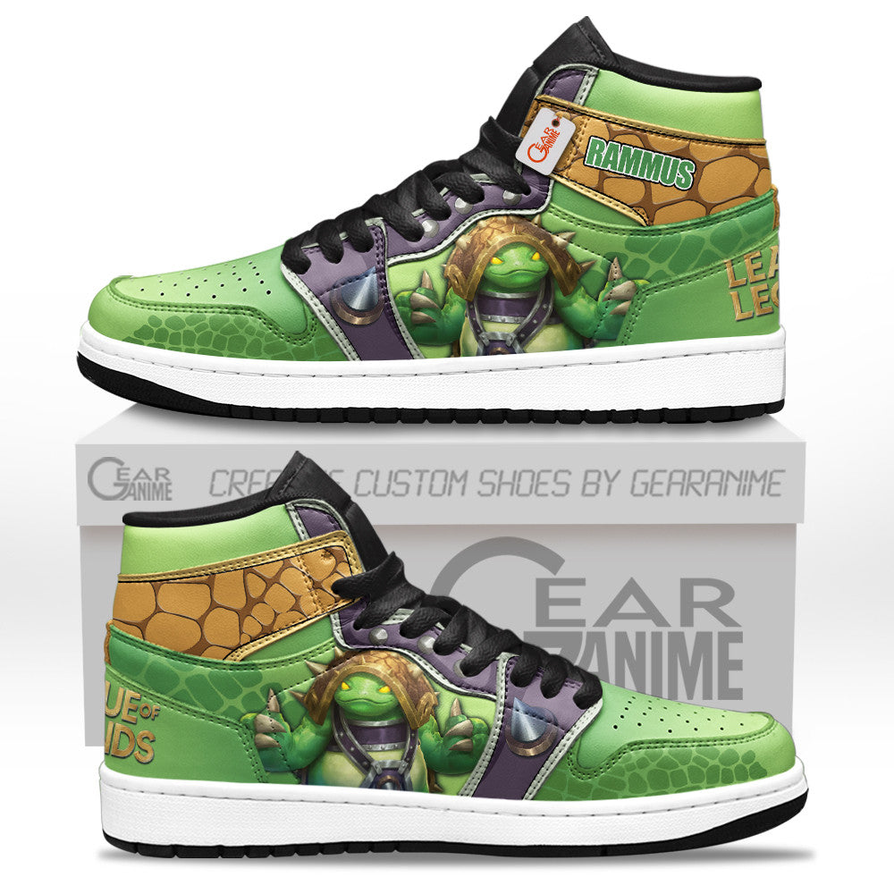 Rammus High-Top Sneakers Custom LOL Games Collection