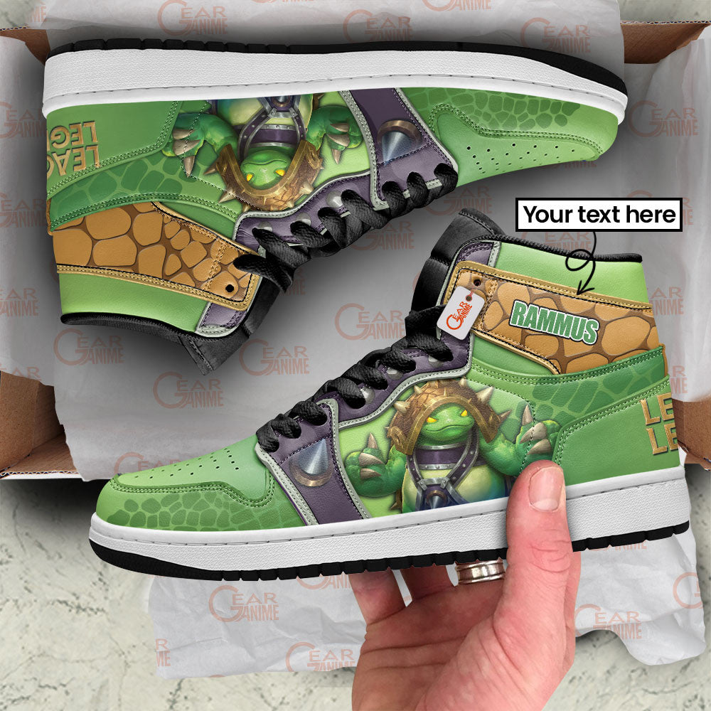 Rammus High-Top Sneakers Custom LOL Games Collection