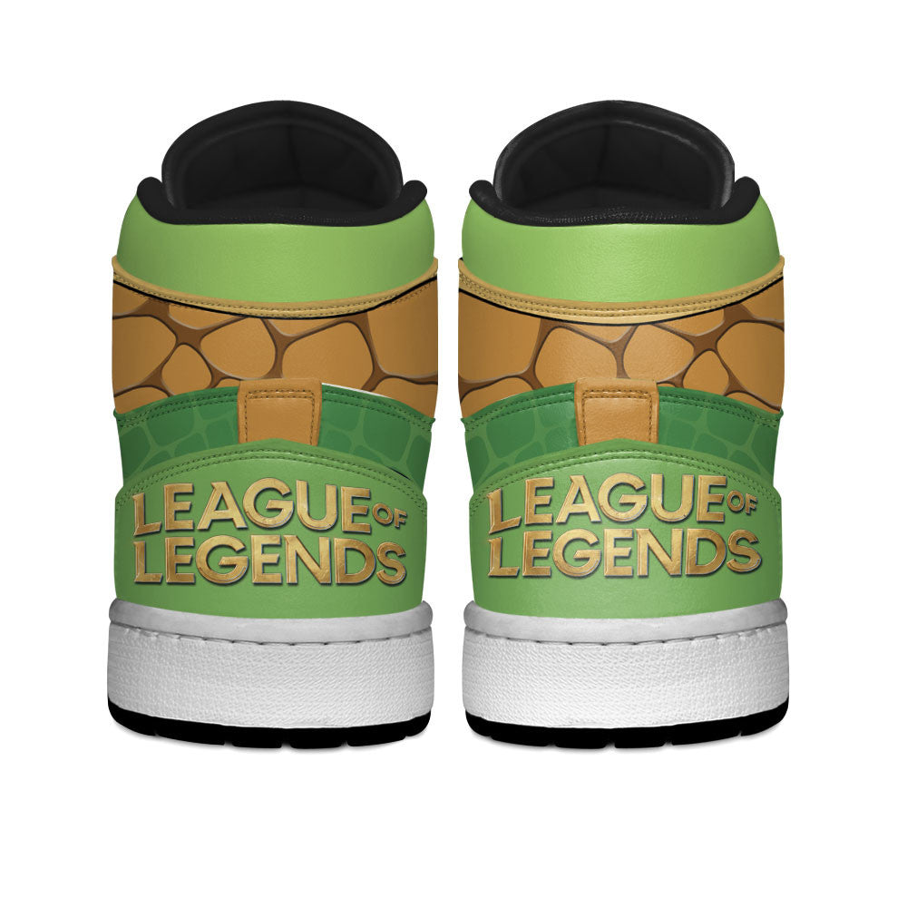 Rammus High-Top Sneakers Custom LOL Games Collection