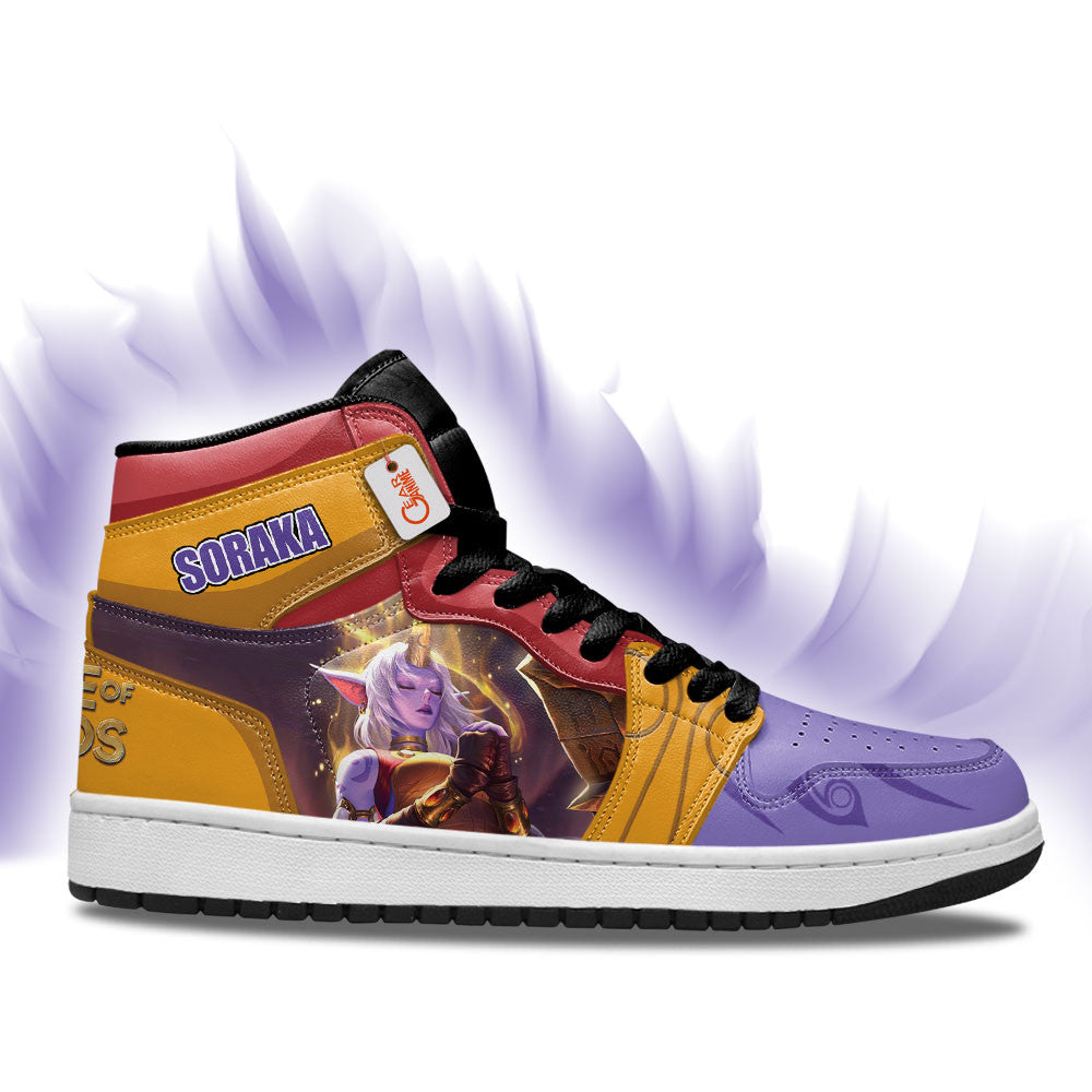 Soraka High-Top Sneakers Custom LOL Games Collection