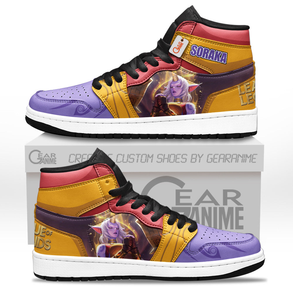 Soraka High-Top Sneakers Custom LOL Games Collection