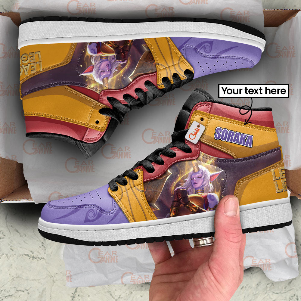 Soraka High-Top Sneakers Custom LOL Games Collection