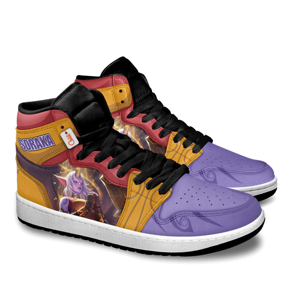 Soraka High-Top Sneakers Custom LOL Games Collection