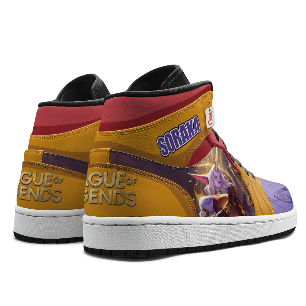 Soraka High-Top Sneakers Custom LOL Games Collection