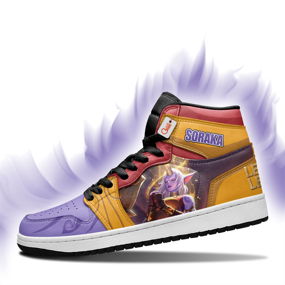 Soraka High-Top Sneakers Custom LOL Games Collection