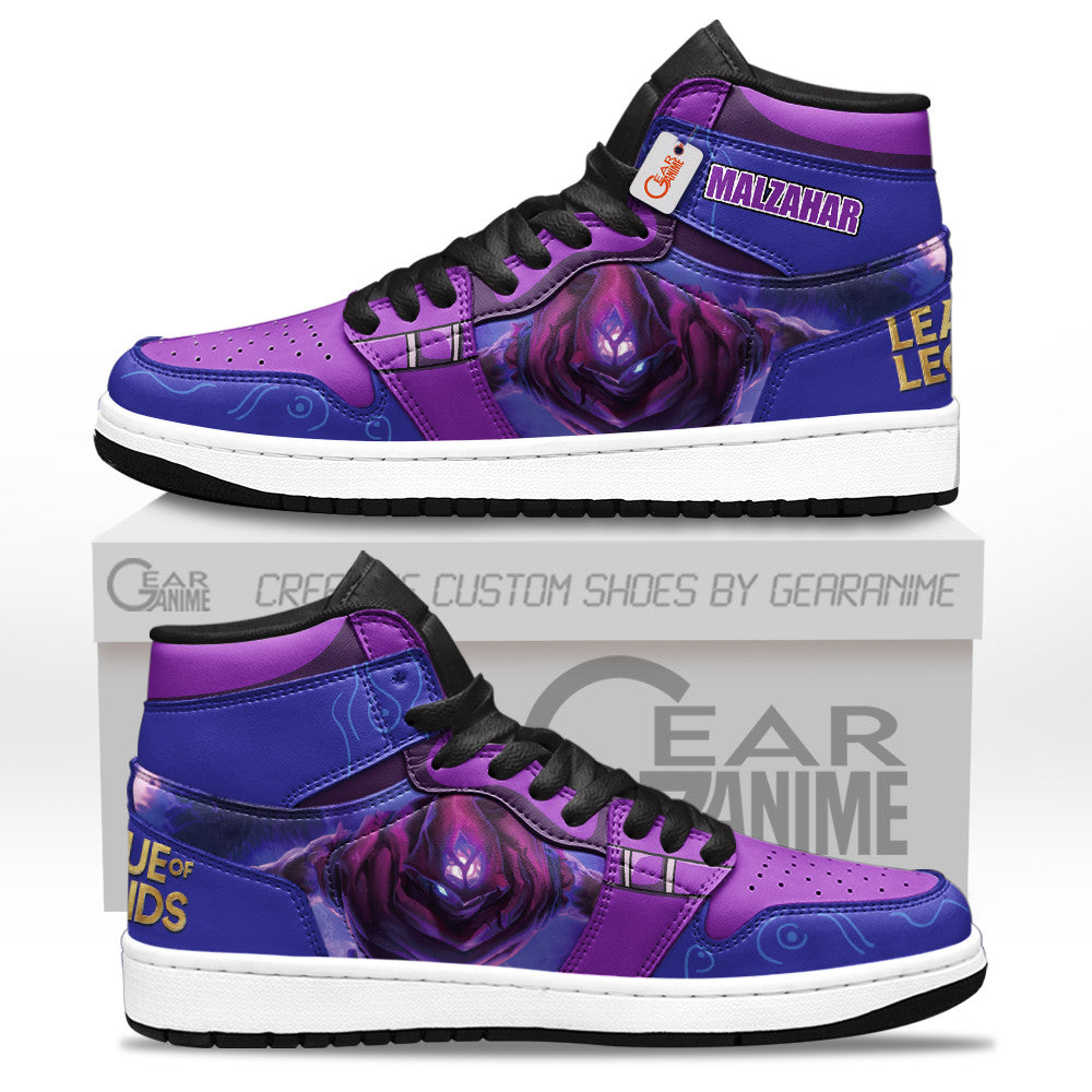Malzahar High-Top Sneakers Custom LOL Games Collection