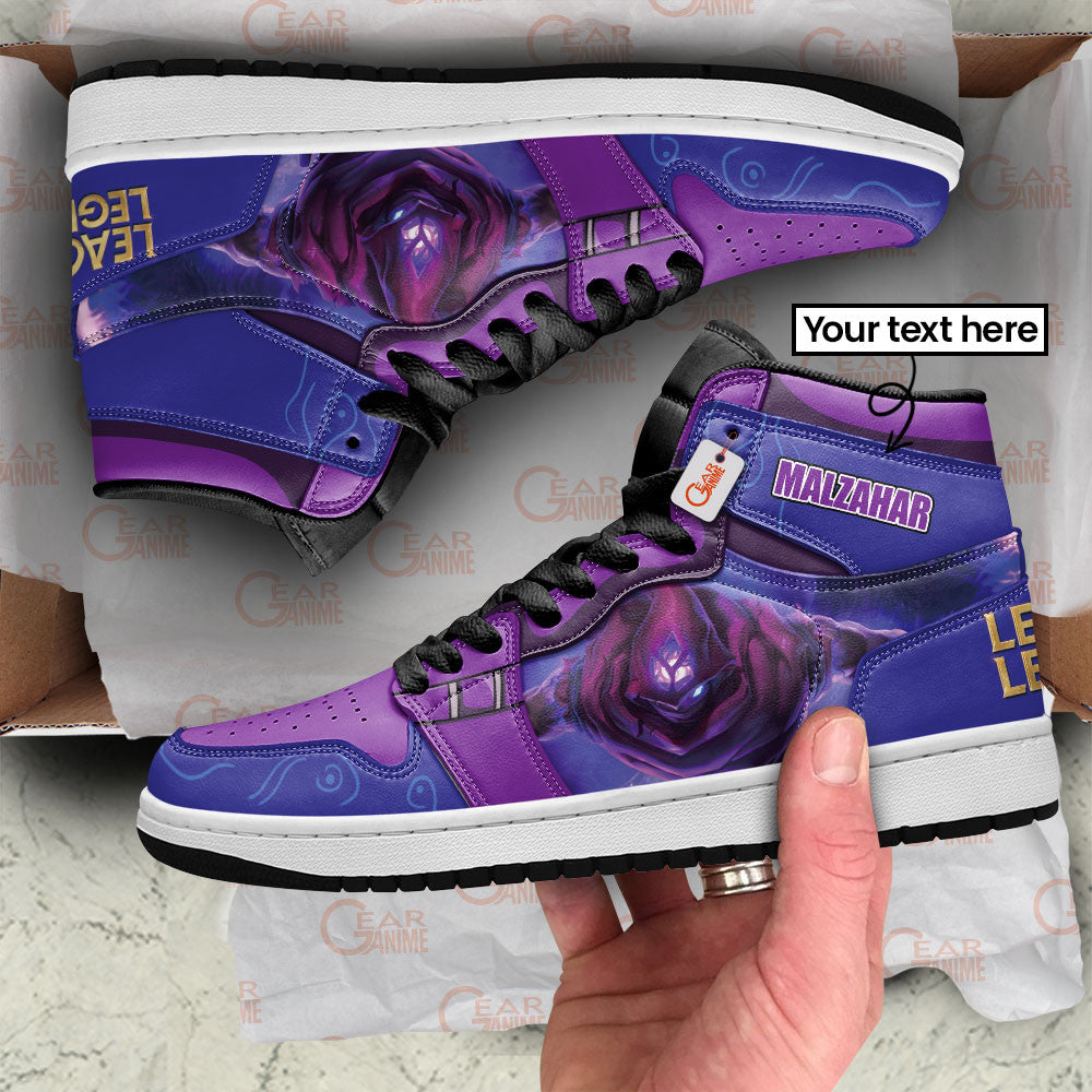 Malzahar High-Top Sneakers Custom LOL Games Collection