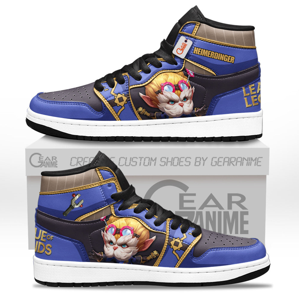 Heimerdinger High-Top Sneakers Custom LOL Games Collection