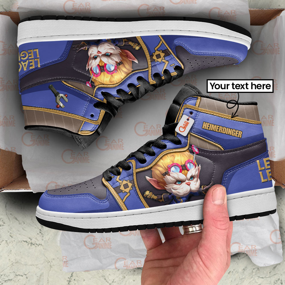 Heimerdinger High-Top Sneakers Custom LOL Games Collection