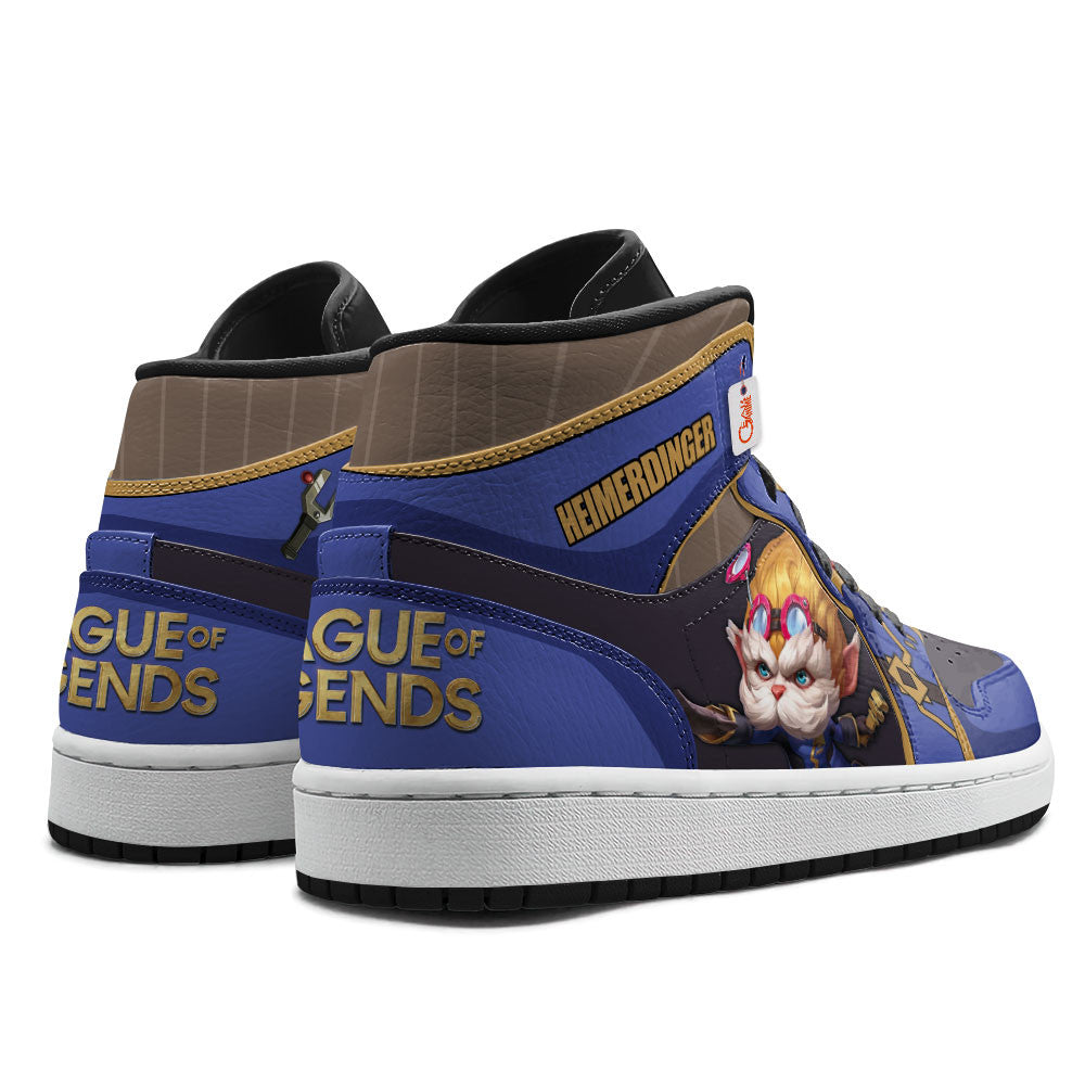 Heimerdinger High-Top Sneakers Custom LOL Games Collection