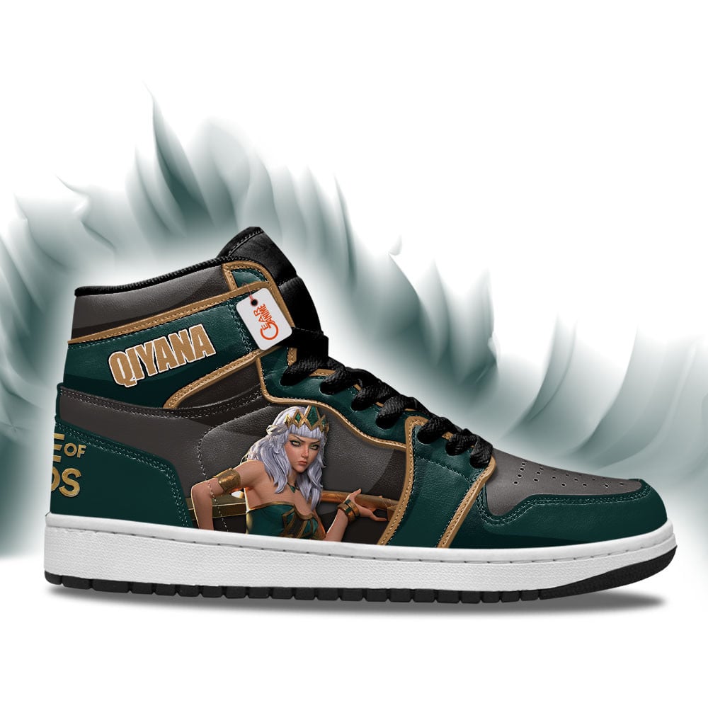 Qiyana High-Top Sneakers Custom LOL Games Collection