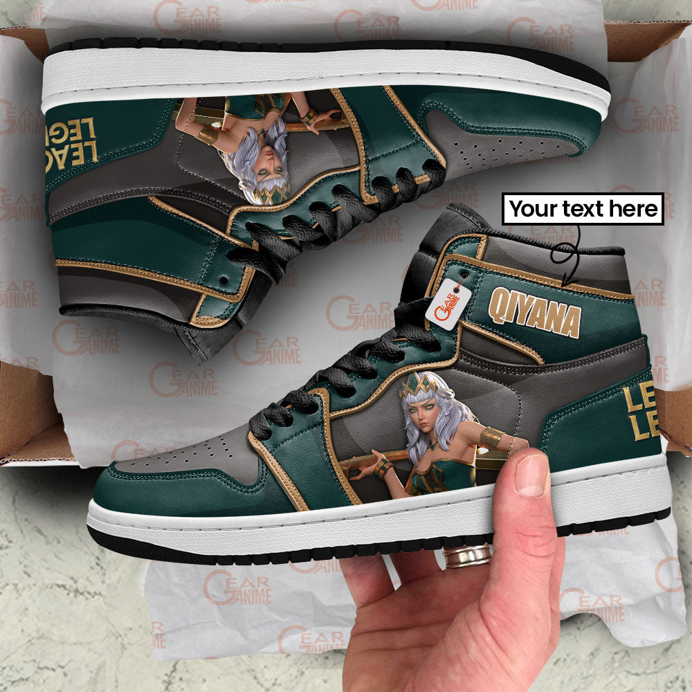 Qiyana High-Top Sneakers Custom LOL Games Collection