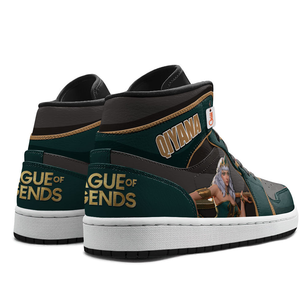 Qiyana High-Top Sneakers Custom LOL Games Collection