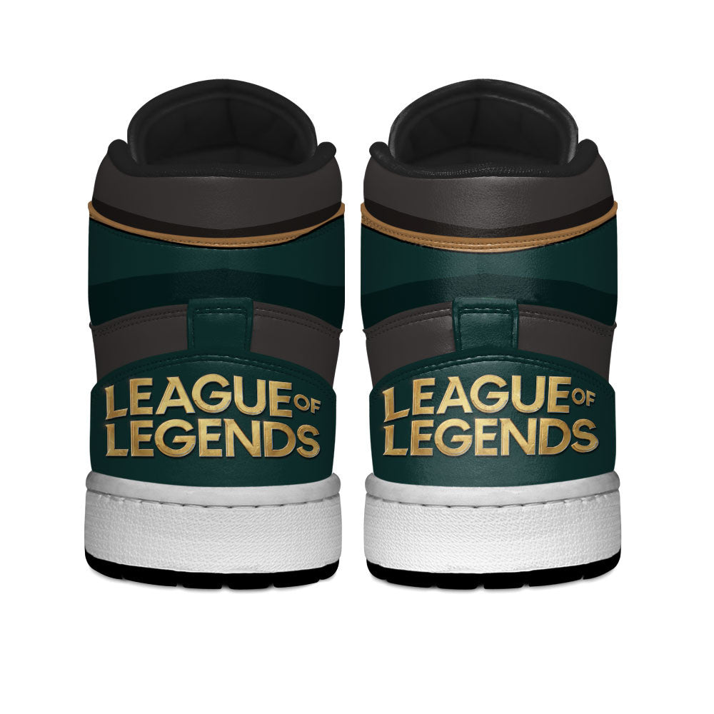 Qiyana High-Top Sneakers Custom LOL Games Collection