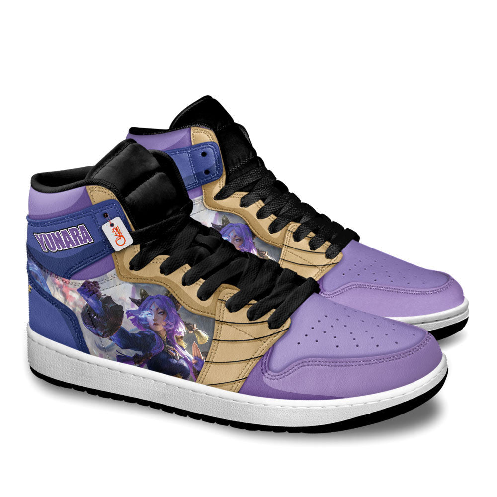 Yunara High-Top Sneakers Custom LOL Games Collection