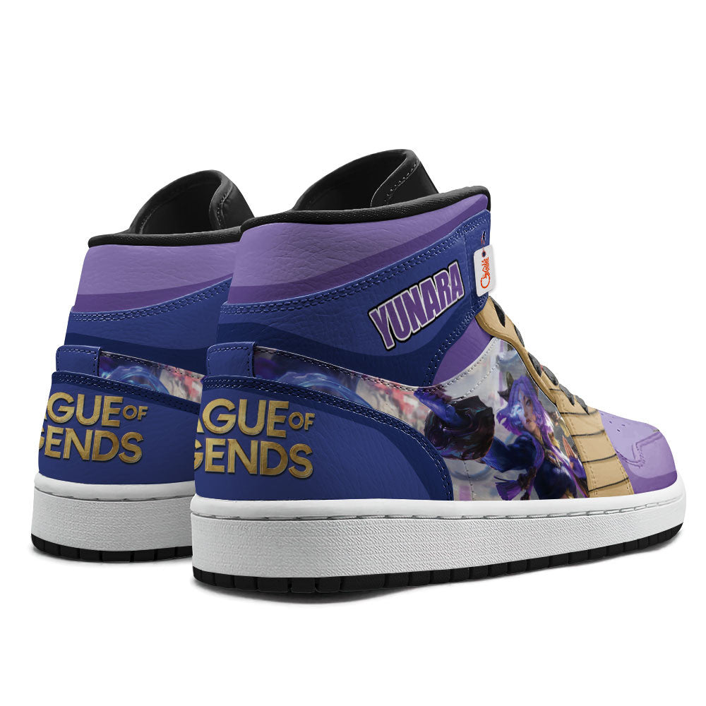 Yunara High-Top Sneakers Custom LOL Games Collection