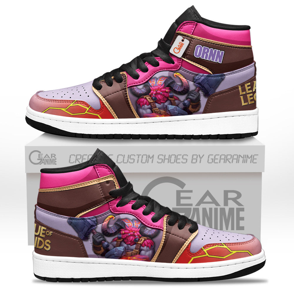 Ornn High-Top Sneakers Custom LOL Games Collection