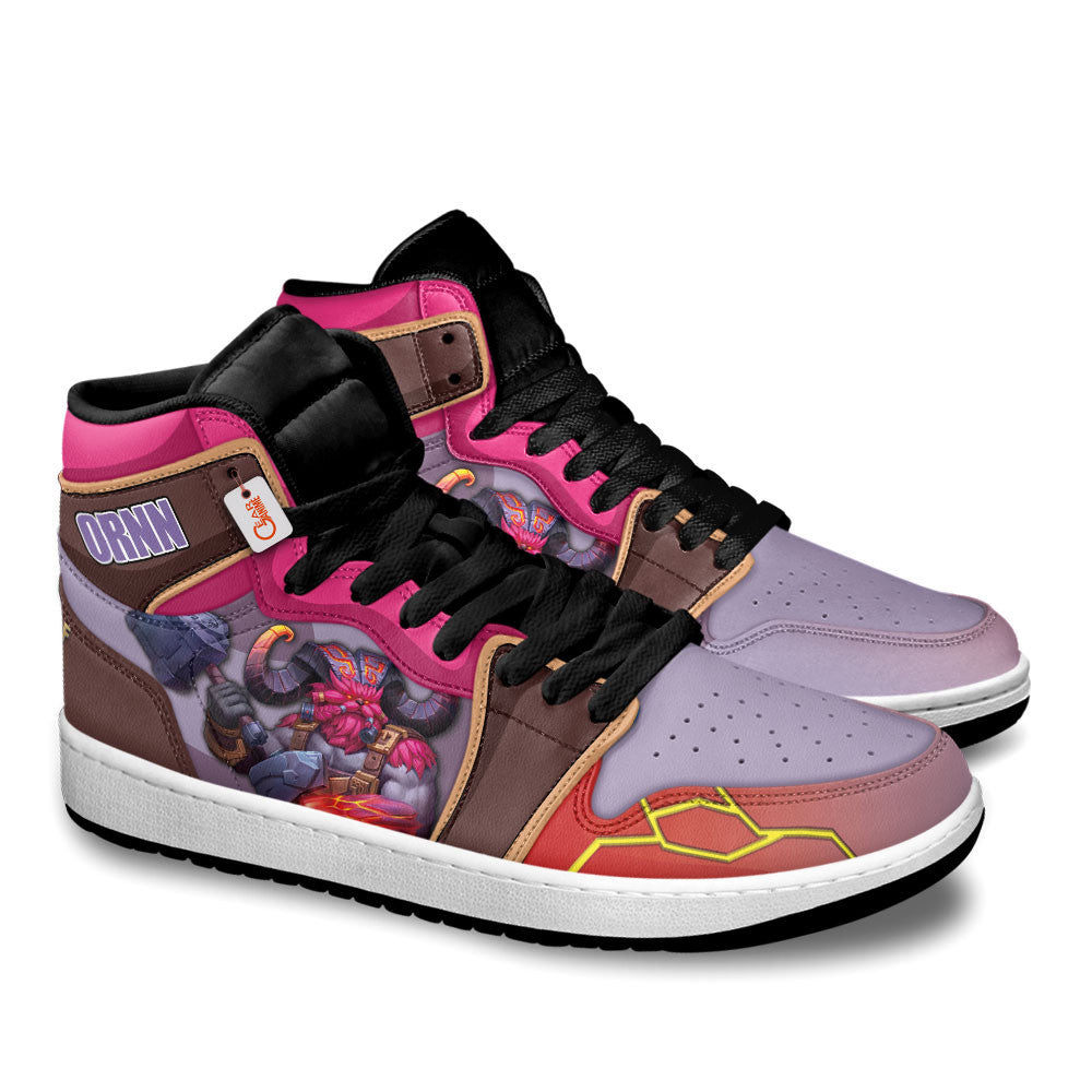 Ornn High-Top Sneakers Custom LOL Games Collection