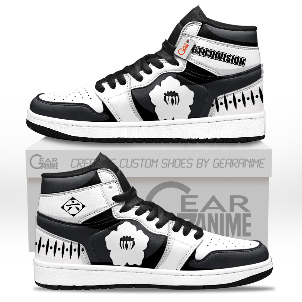 6th Division The Gotei 13's Custom High-Top Sneakers