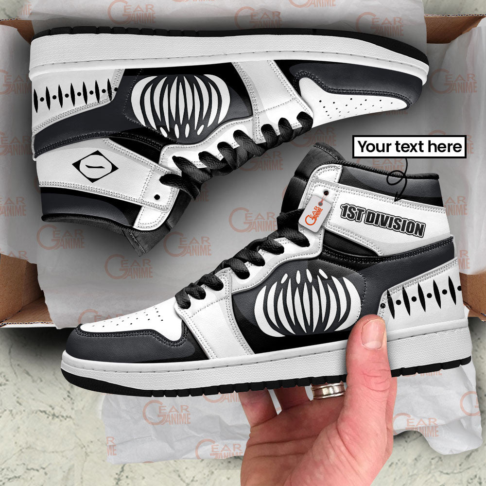 1st Division The Gotei 13's Custom High-Top Sneakers
