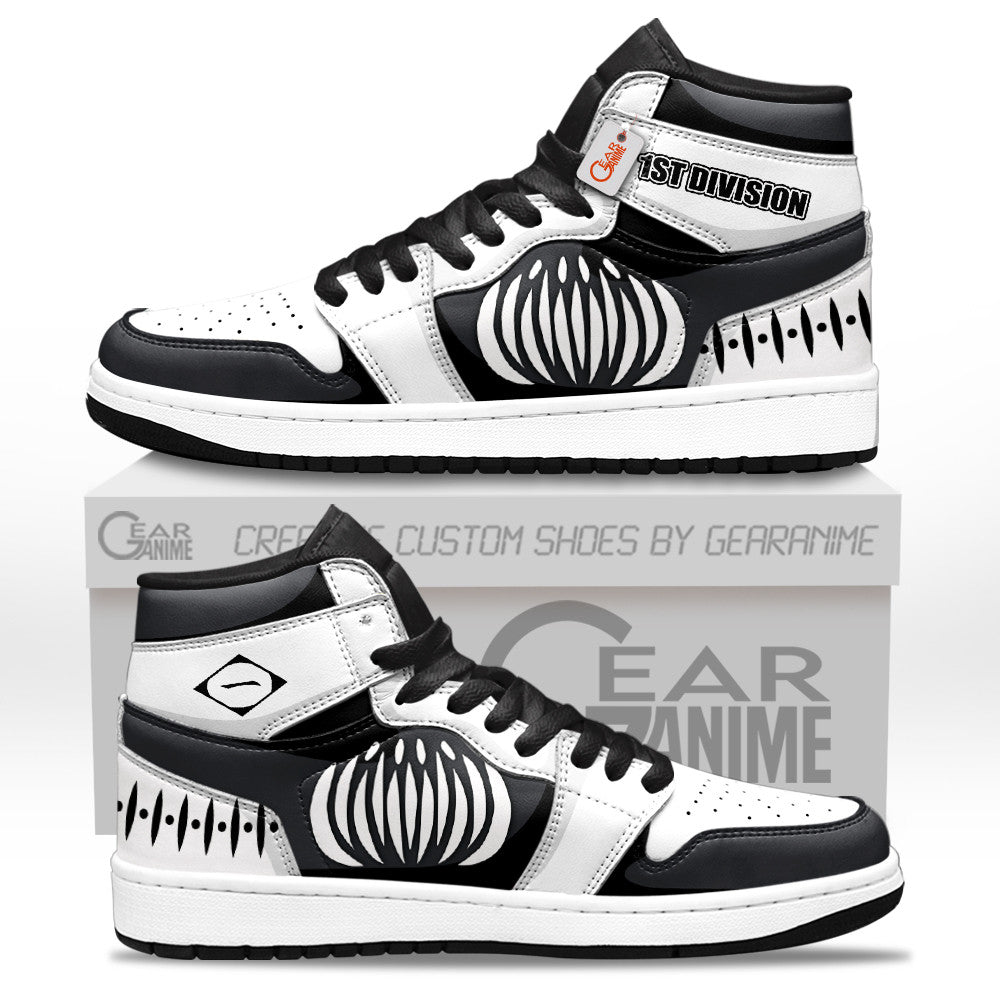 1st Division The Gotei 13's Custom High-Top Sneakers