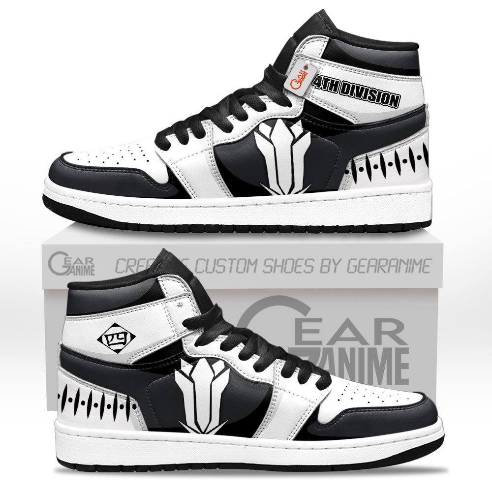 4th Division The Gotei 13's Custom High-Top Sneakers