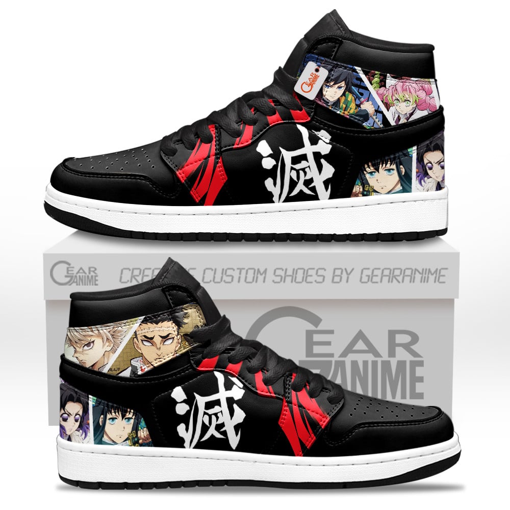 The Hashira Team Custom High-Top Sneakers