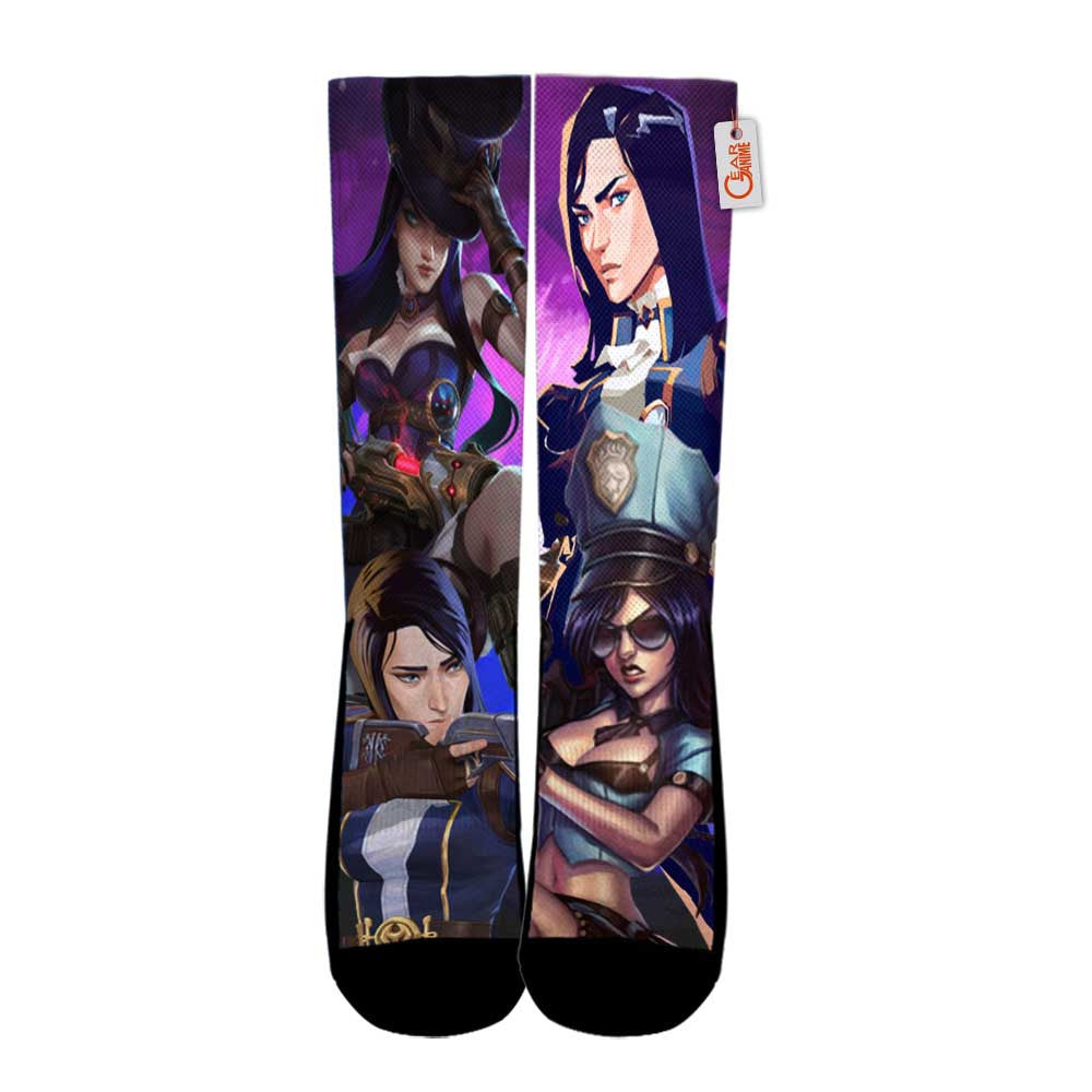 Caitlyn Socks LOL Game Collection - FREE with shoes order